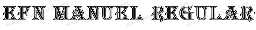 EFN Manuel Regular字体转换